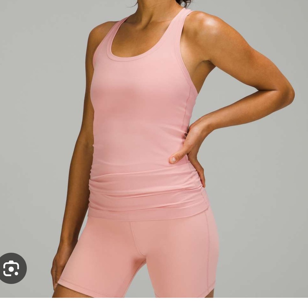 Lululemon Cool Racerback Shorter Length *Nulu Pink Puff